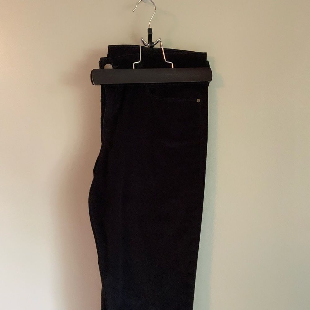GAP 1969 Black Wash Soft Corduroy Stretch Denim Women’s Legging Jeans NWOT 32R - Picture 6 of 15